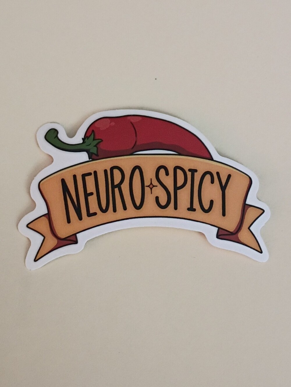 10/$10 Stickers Decal - Red Chili Pepper - Neuro Spicy 2